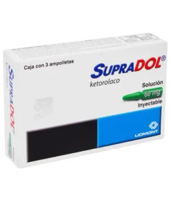 SUPRADOL 60 MG SOL INY 3X2 ML