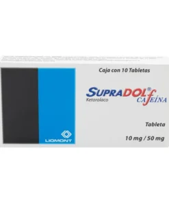 SUPRADOL CAFEINA 10/50 MG 10TAB