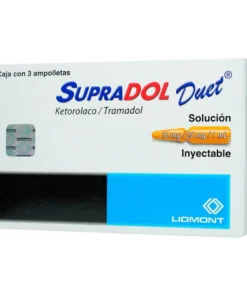 SUPRADOL DUET10/25MG SOL INY3X1ML