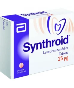 SYNTHROID 25 MCG 30 TAB