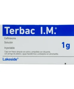 TERBAC IM 1G SOL INY FA-AMP