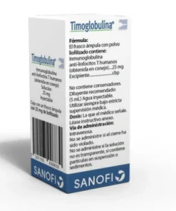 TIMOGLOBULINA 25MG SOL INY FA PVO