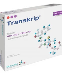 TRANSKRIP LP 182/700 MG 56 TAB