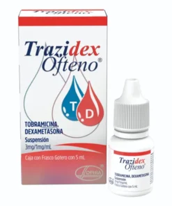TRAZIDEX OFTENO3/1MG SUSP5ML