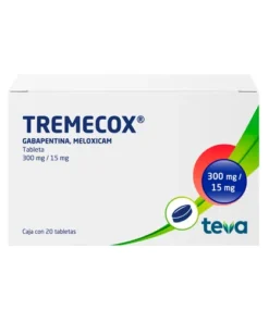 TREMECOX 300/15 MG TAB 20