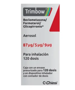 TRIMBOW 87/5/9 INH AER 120DOS