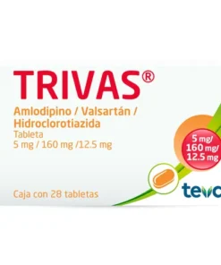 TRIVAS 5/160/12.5 MG 28 TAB