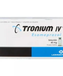 TRONIUM IV 40MG SOL INY FA Y AMP