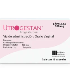 UTROGESTAN 100 MG 15 CAPS