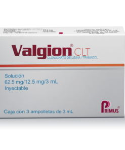 VALGIONCLT 62.5/12.5MG/ 3ML C/3 AMP