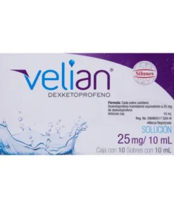 VELIAN 25 MG SOL SB 10X10ML
