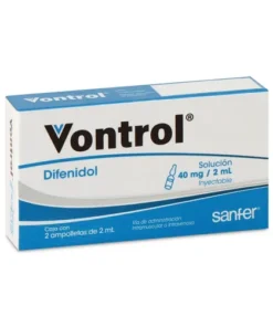 VONTROL 40 MG SOL INY 2X2ML AMP