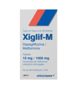 XIGLIF-M 10MG/1000G FCO 28 TABS  N