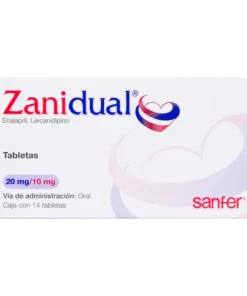 ZANIDUAL 20MG/10MG 14 TAB