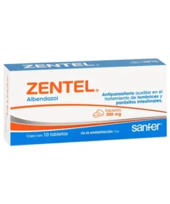 ZENTEL 200 MG 10 TAB