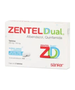ZENTEL DUAL 200/150MG 2 TAB