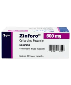 ZINFORO 600MG SOL PVO C/10 AMP