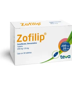 ZOFILIP 200/20 MG 30 TAB