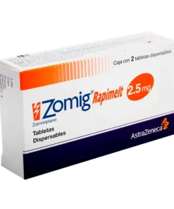 ZOMIG RAPIMELT 2.5 MG 2 TAB