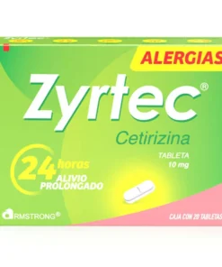 ZYRTEC 10 MG 20 TAB