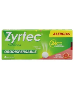 ZYRTEC 10MG ORODISPERSABLE 10 TAB
