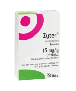 ZYTER 15MG/G SOL OFT SB C/6UNIDO